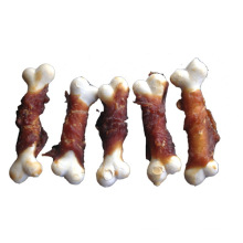 customized package natural duck calcium bone dog treat for dog